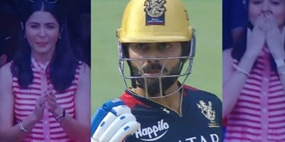 Virat Kohli के अर्धशतक पर Anushka Sharma का प्यारा रिएक्शन, स्टैंड्स से 'KING' को दी फ्लाइंग KISS