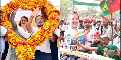 लोकसभा चुनाव 2024: नामांकन के बाद पहली बार रायबरेली पहुंचे राहुल गाँधी, बहन प्रियंका भी रही मौजूद; घर-घर जा लोगों से की मुलाकात