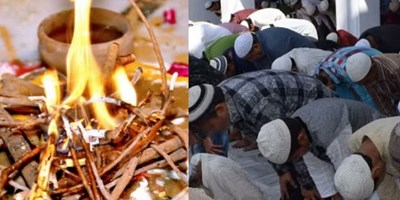 उत्तर-प्रदेश: चंद्रयान-3 की सफल लैंडिंग के लिए अयोध्या में हवन-पूजन, लखनऊ में पढ़ी गई नमाज