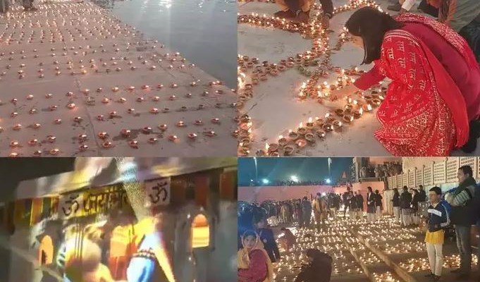 अयोध्या के साथ यूपी में मनाई जा रही दिवाली, फोड़े जा रहे पटाखे, राम मंदिर की प्राण प्रतिष्ठा के बाद जश्न