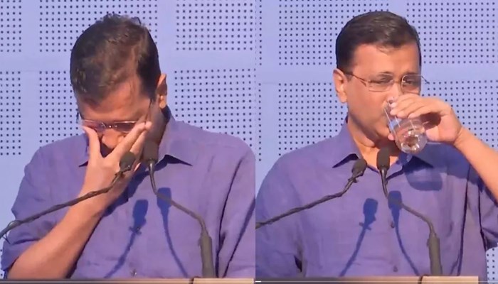 सिसोदिया का नाम लेकर मंच पर रो पड़े CM केजरीवाल, कहा- आज मनीष की बहुत याद आ रही है