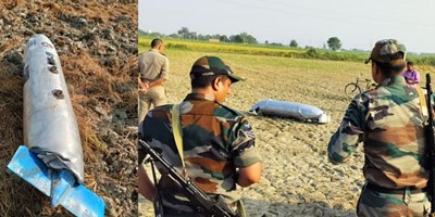 लखनऊ: उड़ते हुए विमान से खेत में गिरे फ्यूल टैंक, एयरफोर्स के जवान और पुलिसकर्मी मौजूद 