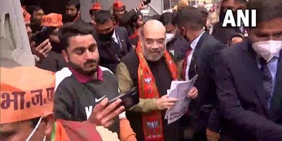 UP Election 2022: कैराना में अमित शाह कर रहे डोर टू डोर प्रचार, बोले "पलायन कराने वाले लोग पलायन कर गए"