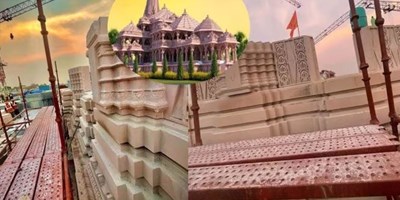 राम मंदिर निर्माण का 40 फीसदी काम पूरा, ट्रस्ट ने जारी की भव्य तस्वीरें