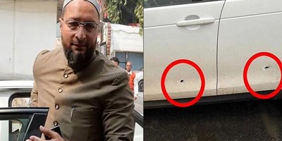 गुरुवार शाम को AIMIM चीफ असदुद्दीन ओवैसी के काफिले पर हुई फायरिंग, देखें CCTV फुटेज