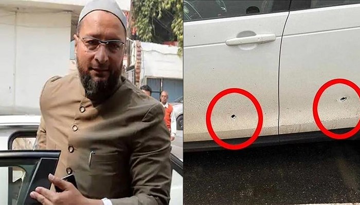 गुरुवार शाम को AIMIM चीफ असदुद्दीन ओवैसी के काफिले पर हुई फायरिंग, देखें CCTV फुटेज