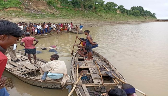 बांदा: नाव हादसे में लापता 9 और लोगों के मिले शव, अभी भी कई लोगाें की तलाश जारी