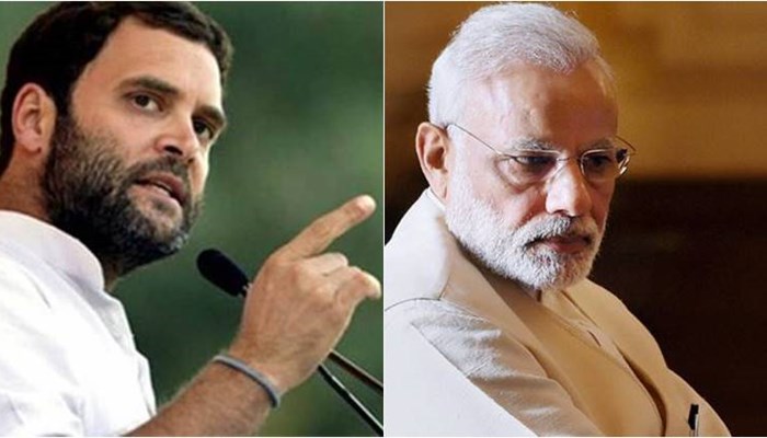 राहुल गांधी का नरेन्द्र मोदी पर तंज, 'Mr 56” लाल आँख क्यों नहीं दिखा देते ?'