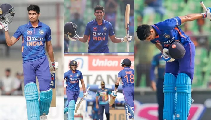 पहले फैंस के आगे झुकाया सिर, फिर कोहली को लगाया गले, Shubman Gill ने दमदार शतक जड़कर ऐसे मनाया जश्न