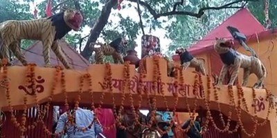 बाराबंकी में शारदीय नवरात्र पर सजा माता का दरबार, जानिये सैलानी माता मंदिर की अद्भुद कहानी