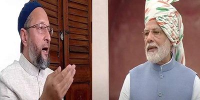 ओवैसी ने पूछा था- क्या मुस्लिम महापुरुषों को याद करेंगे मोदी? लाल किले से आया जवाब