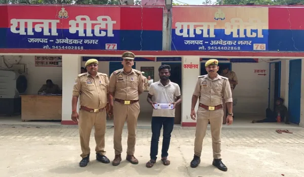 अम्बेडकरनगर में तमंचा-कारतूस के साथ युवक गिरफ्तार