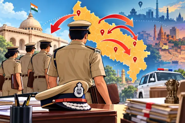 यूपी पुलिस में 35 IPS अफसरों का तबादला, किसे कहां भेजा गया? पूरी सूची देखें