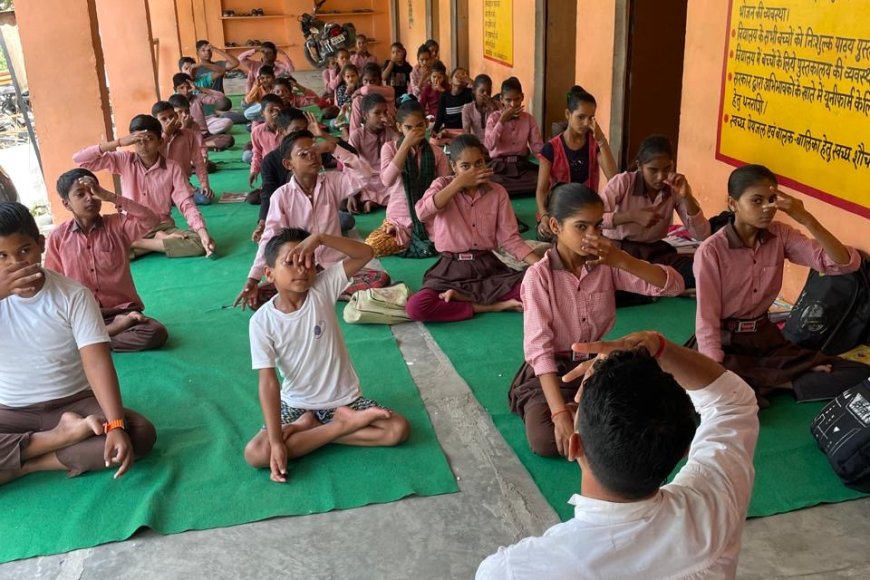 समर कैंप में बच्चों ने दिया आत्मविश्वास और रचनात्मकता का  स्वपरिचय